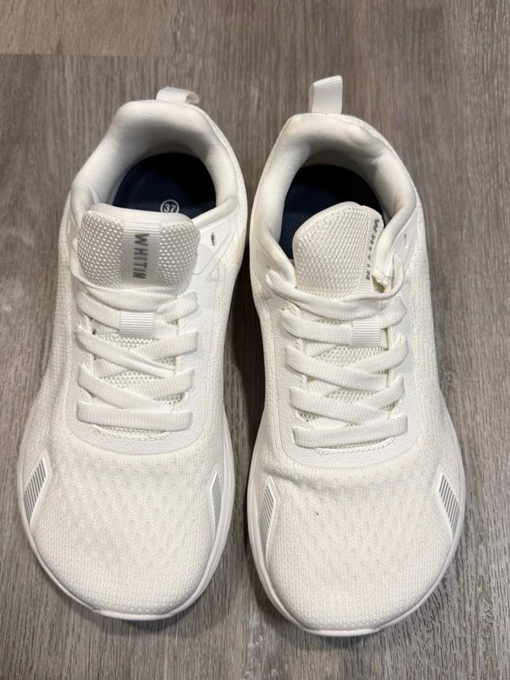 WHITIN women’s All-White Lightweight Athletic Sneakers